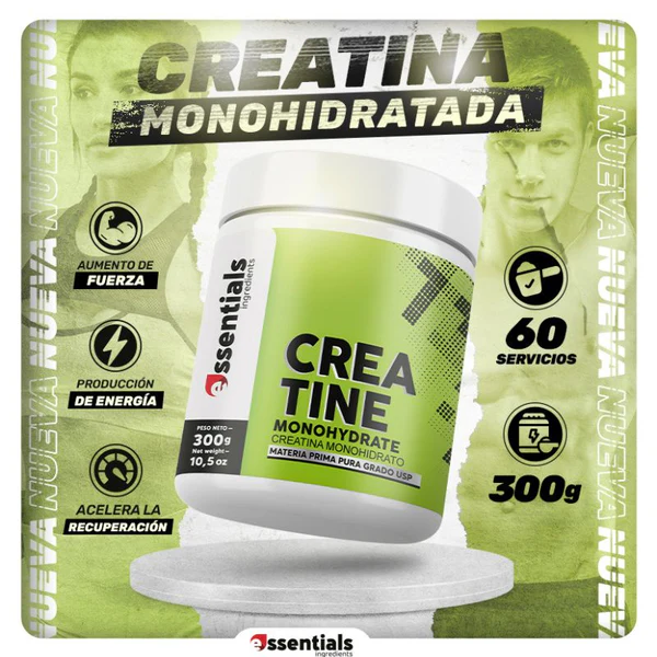 Creatina Monohidratada Essentials 300gr